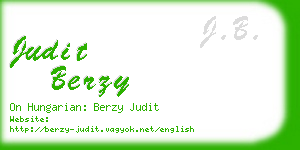 judit berzy business card
